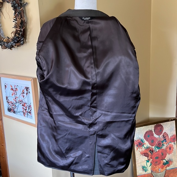 JOS A BANK Size 44S Brown Classic Plaid 100% Wool  Blazer Sport-jacket $349 NEW - Picture 8 of 16